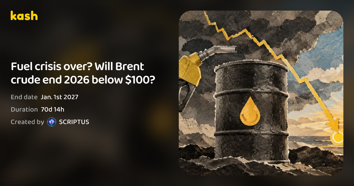 Fuel crisis over? Will Brent crude end 2026 below $100? | Kash