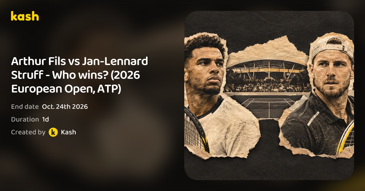 Arthur Fils vs Jan-Lennard Struff - Who wins? (2026 Europ... | Kash